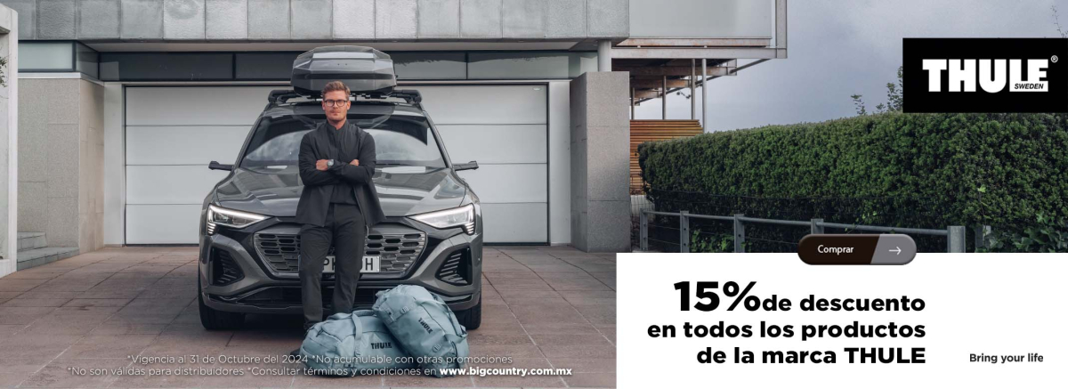 15% de descuento en todos los productos de la marca Thule