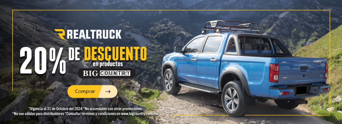 20% de descuento en productos de la marca Big Country