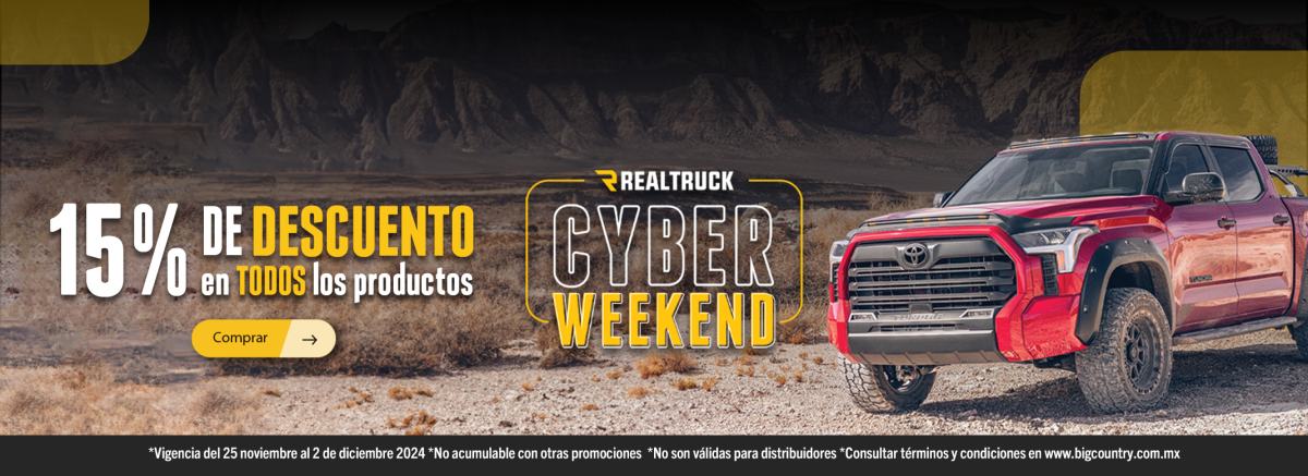 15% de descuento Cyber Weekend