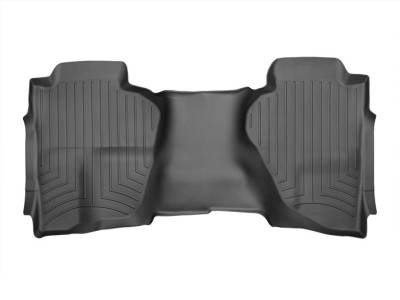 Weathertech - Tapetes Floor Liner 2da Fila Negro para Silverado 1500 Dob Cab