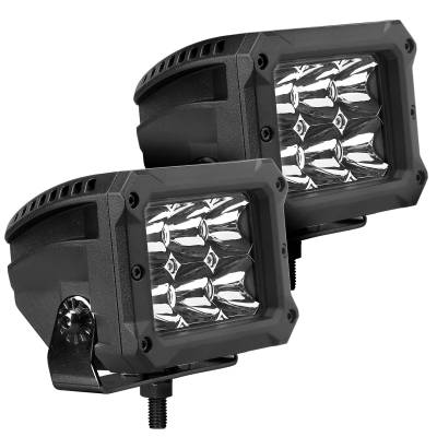 Go Rhino - Faro Rectangular GR Bright Series de 6 leds 1 Par Spot