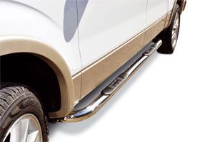 Big Country - Estribos redondos clásicos  3" Cromado para Ford Ranger 1998 - 2012 Extendedida 2 puertas