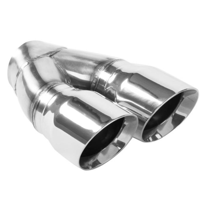 MagnaFlow Exhaust Products - MagnaFlow Exhaust Products Colilla (1-Pk) Dual DW 3x8 2.25 - Chrome 35226