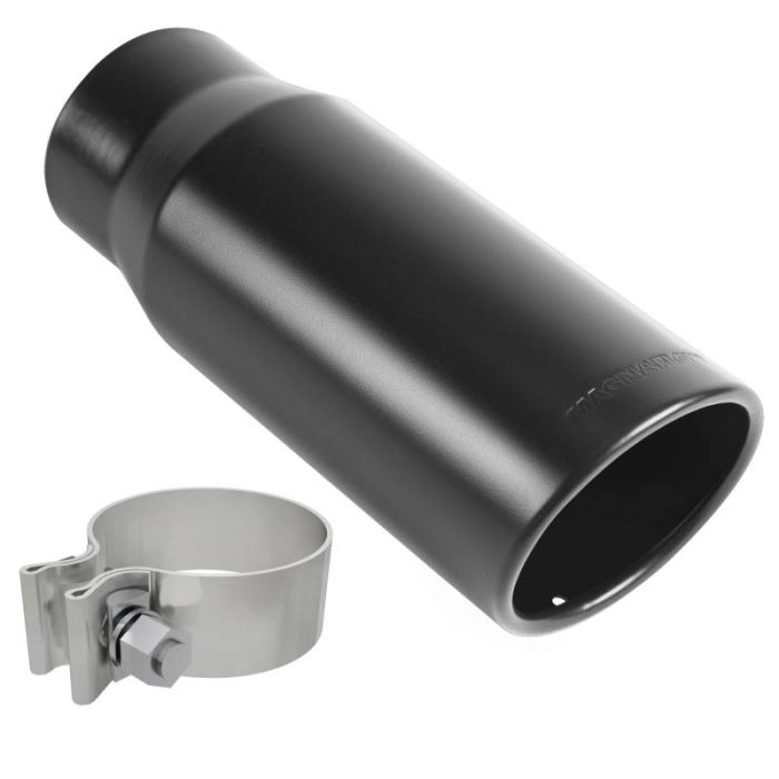 MagnaFlow Exhaust Products - MagnaFlow Exhaust Products Colilla C/Abrazadera 3.5x12x2.75 ID Blk 35235