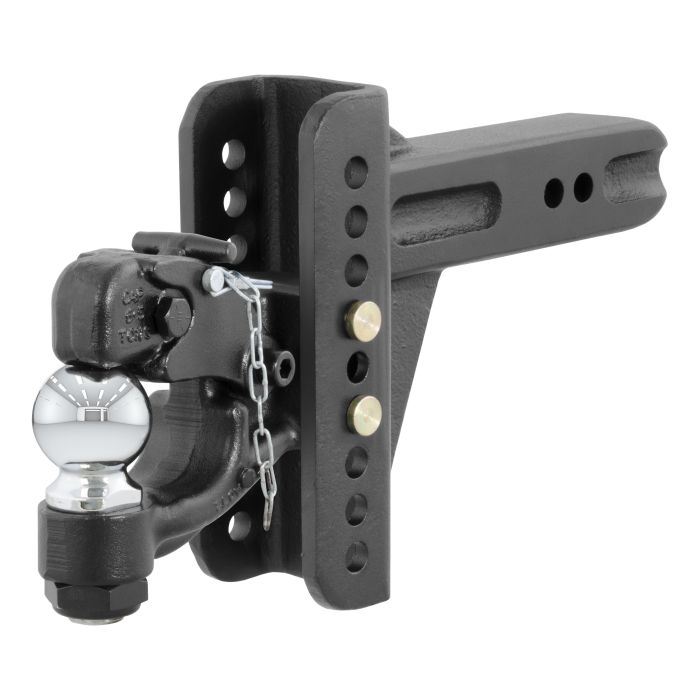 Curt Manufacturing - Adjustable Channel Mount with 2-5/16" Ball & Pintle (2-1/2" Shank, 20,000 lbs.)