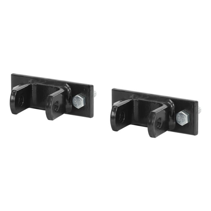 Curt Manufacturing - Adjustable Tow Bar Bumper Brackets (1/2" Pin Holes)