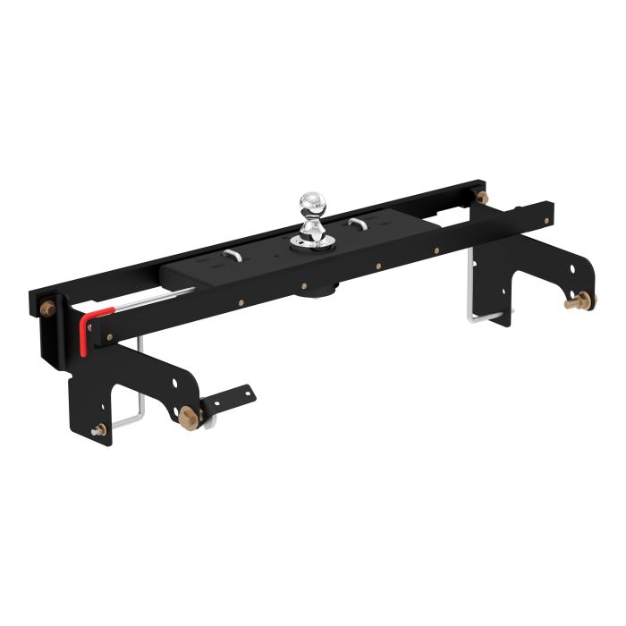 Curt Manufacturing - Double Lock Gooseneck Hitch Kit with Installation Brackets