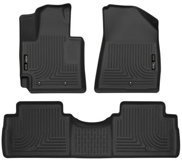 Husky Liners - Husky Liners Floor Liners Tapetes de 1ra y 2da fila  Kia Soul 14-19