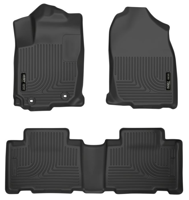 Husky Liners - Floor Liners Husky 1ra y 2da Fila Negro Rav4 13-16