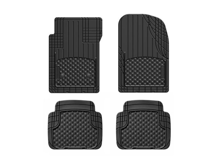 Weathertech - Tapetes 1ra y 2da Fila (4 Pzas) Negro  Semi-Universales 11AVMSB