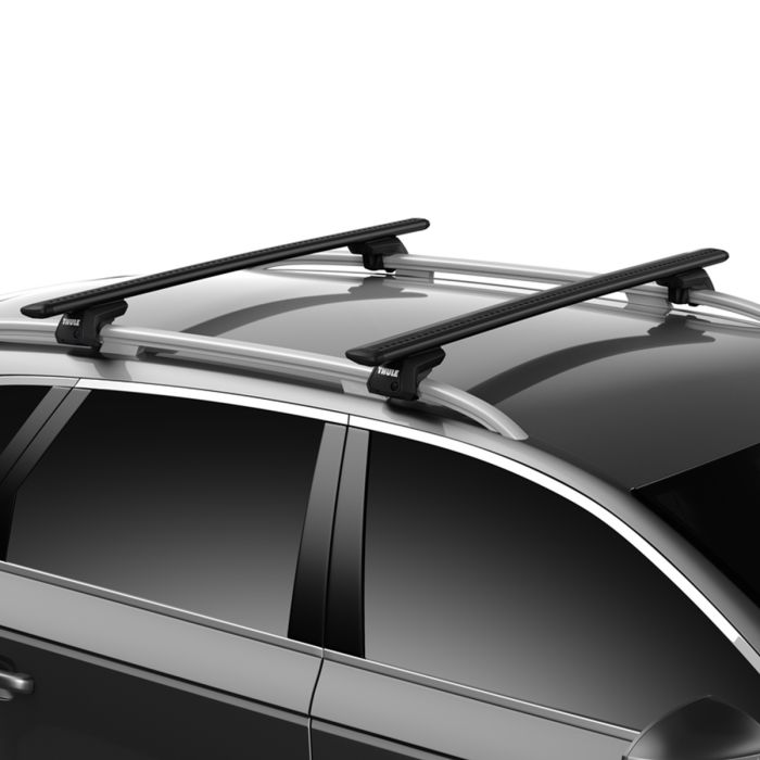 Thule - Wingbar EVO Negra Mitsubishi Outlander 13-20 (Riel Pegado)