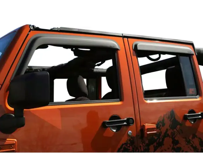 Rugged Ridge - Deflectores de Ventana Delanteros Rugged Ridge para Wrangler JL 18-24 2D