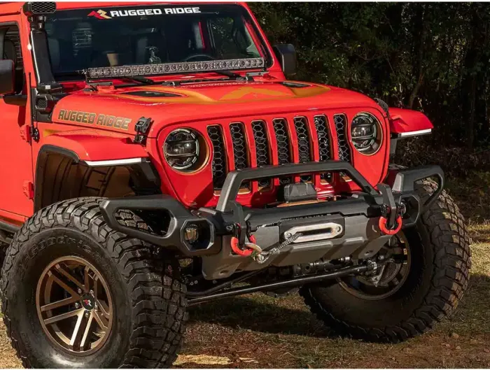 Rugged Ridge - Eurotubo para Defensa Delantera Venator Rugged Ridge para Wrangler JL / Gladiator 18-24 2D/4D