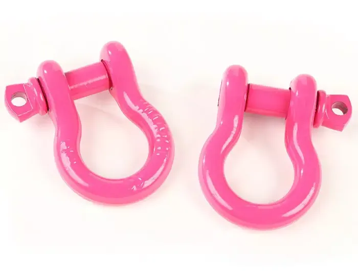 Rugged Ridge - Shackles 7/8" 6000 libras (Par) Galvanizado c/pin rojo Rugged Ridge Aplicación Universal