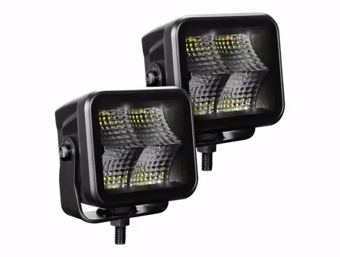 Go Rhino - Faros CUBEIT 3" GR Blackout Series 2 Pares Spot