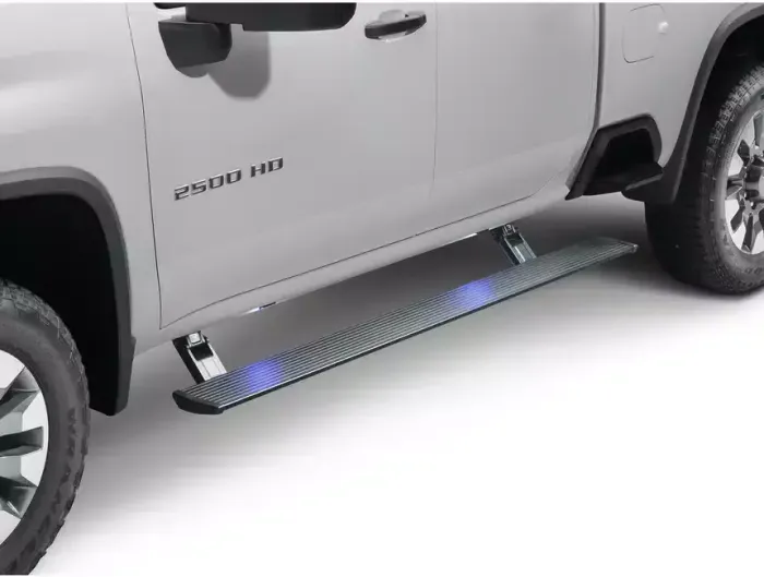 AMP Research - Estribos Electricos Powerstep AMP Plug & Play para Escalade,Suburban,Tahoe y Yukon