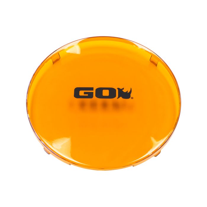 Go Rhino - Cubierta para faros Go Rhino MAXROUND de 9" Ambar