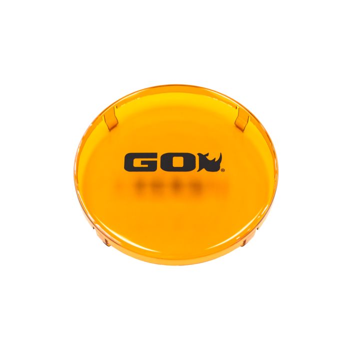 Go Rhino - Cubierta para faros MAXROUND Go Rhino de 7" Ambar