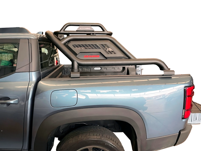 Go Rhino - Roll Bar Cargo con Bracket para tapa de batea retractil para Camioneta Mid Size