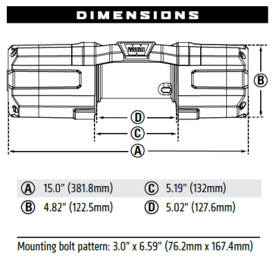 Warn - Winch Warn Axon 45 Powersport (Cuerda de Acero) - Image 4