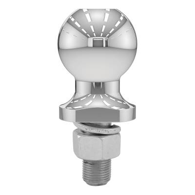 Curt Manufacturing - 50mm Trailer Ball (3/4" x 50mm Shank, 1,600 kg., Chrome) - Image 2