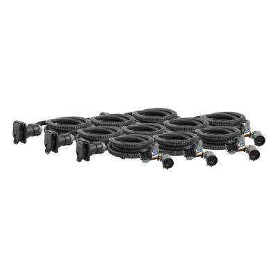 Curt Manufacturing - 7' Custom Wiring Harness Extensions (Adds 7-Way RV Blade to Truck Bed, 10-Pack) - Image 6