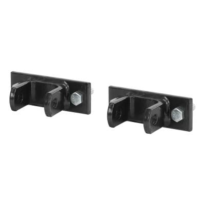 Curt Manufacturing - Adjustable Tow Bar Bumper Brackets (1/2" Pin Holes) - Image 1