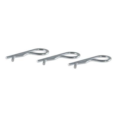 Curt Manufacturing - Hitch Clips (Fits 1/2" or 5/8" Pin, Zinc, 3-Pack) - Image 2