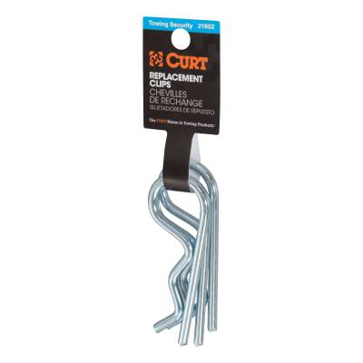 Curt Manufacturing - Hitch Clips (Fits 1/2" or 5/8" Pin, Zinc, 3-Pack) - Image 3