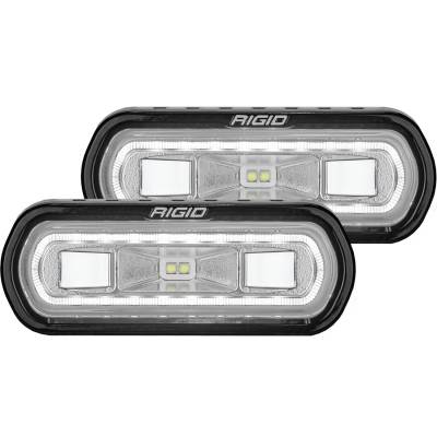 Rigid Industries - Par de Faros Auxiliares SR-L  Series Spreader Con Retroiluminacion Halo Blanco - Image 1