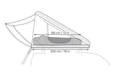 Thule - Thule Basin Wedge Casa de Campaña con Cubierta Rigida - Image 15