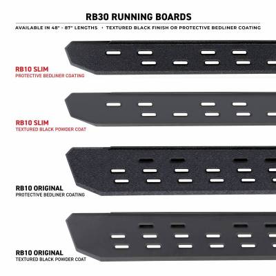 Go Rhino - Estribos RB30 Slim 87" Ngo Text para F-150 / Lobo 04 - 14 Sup Cab/Crew - Image 6