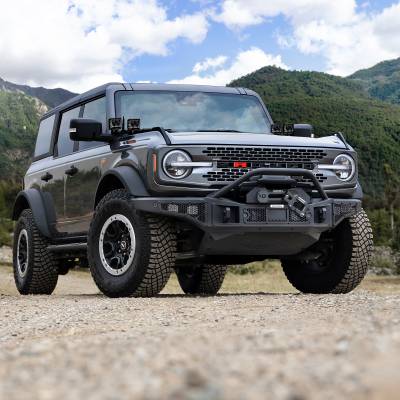 Go Rhino - Defensa Delantera Rockline Winch-Ready Full Width With Overrider para Bronco 21-24 - Image 2