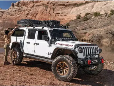 Rugged Ridge - Defensa Delantera Stubby Arcus con Eurotubo Rugged Ridge para Wrangler JL / Gladiator 18-24 2D/4D - Image 6