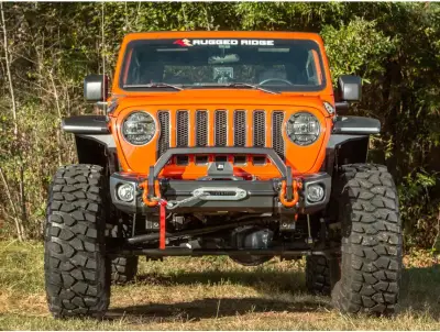 Rugged Ridge - Defensa Delantera Stubby Arcus con Eurotubo Rugged Ridge para Wrangler JL / Gladiator 18-24 2D/4D - Image 8