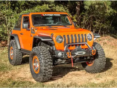 Rugged Ridge - Defensa Delantera Stubby Arcus con Eurotubo Rugged Ridge para Wrangler JL / Gladiator 18-24 2D/4D - Image 10