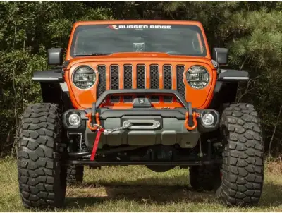 Rugged Ridge - Defensa Delantera Venator Stubby con Eurotubo Rugged Ridge para Wrangler JL / Gladiator 20-24 2D/4D - Image 4