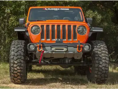 Rugged Ridge - Defensa Delantera Venator Stubby con Eurotubo Rugged Ridge para Wrangler JL / Gladiator 20-24 2D/4D - Image 6