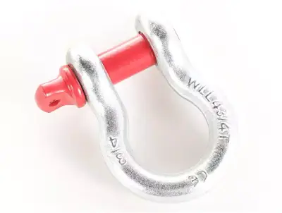 Rugged Ridge - Shackles 5/8" 6000 libras (Par) Galvanizado c/pin rojo Rugged Ridge Aplicación Universal - Image 3