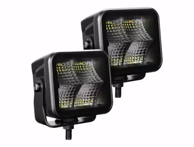 Go Rhino - Faros CUBEIT 3" GR Blackout Series 2 Pares Spot - Image 1