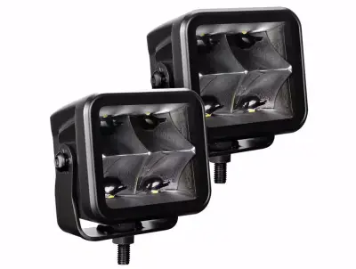 Go Rhino - Faros CUBEIT 3" GR Blackout Series 2 Pares Spot - Image 2