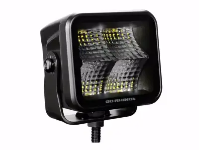 Go Rhino - Faros CUBEIT 3" GR Blackout Series 2 Pares Spot - Image 3