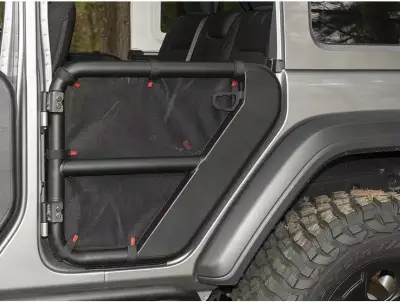 Rugged Ridge - Cubiertas para Puertas Tubulares Traseras Fortis Rugged Ridge para Wrangler JL / Gladiator 18-24 2D/4D - Image 4