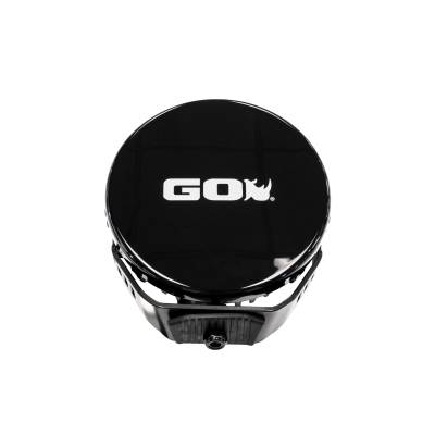 Go Rhino - Cubierta para faros Go Rhino MAXROUND de 7" Negra - Image 2