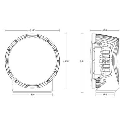 Rigid Industries - Faro Redondo Rigid 360 Series RGB de 9" Drive (1 pieza) - Image 15